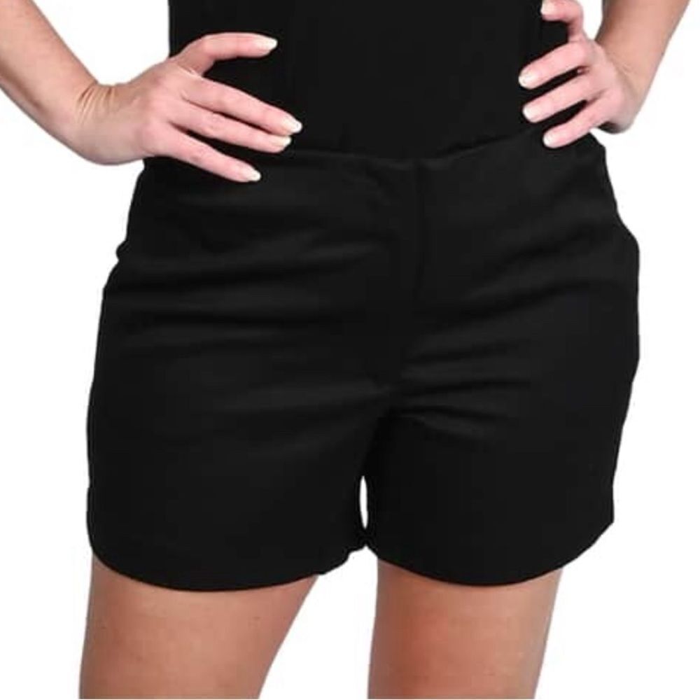 Harve bernade black Chino Shorts with side zipper, 6  CLOSET CLEAR OUT SALE!!!!